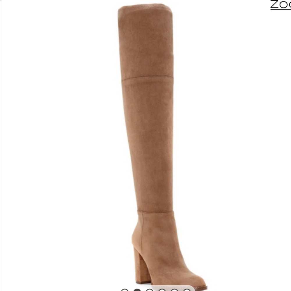 WB Vince Camuto OTK Beige/Nude boots size 5.5